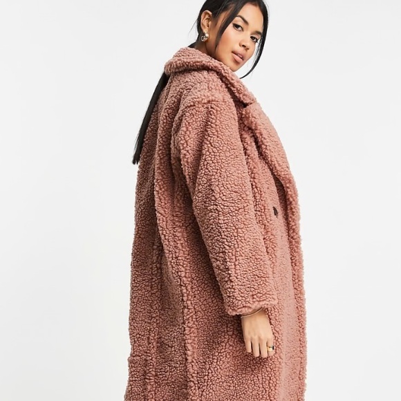 UGG Teddy Bear 🧸 Coat in Firewood. 🔥 🪵 XL Sold Out Color-way. - Picture 4 of 16